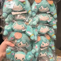 8CM Anime Hatsune Miku Figure Kawaii Q version Plush Toys Pinch toys Doll Cute Keychain Bag Pendant Doll Gifts