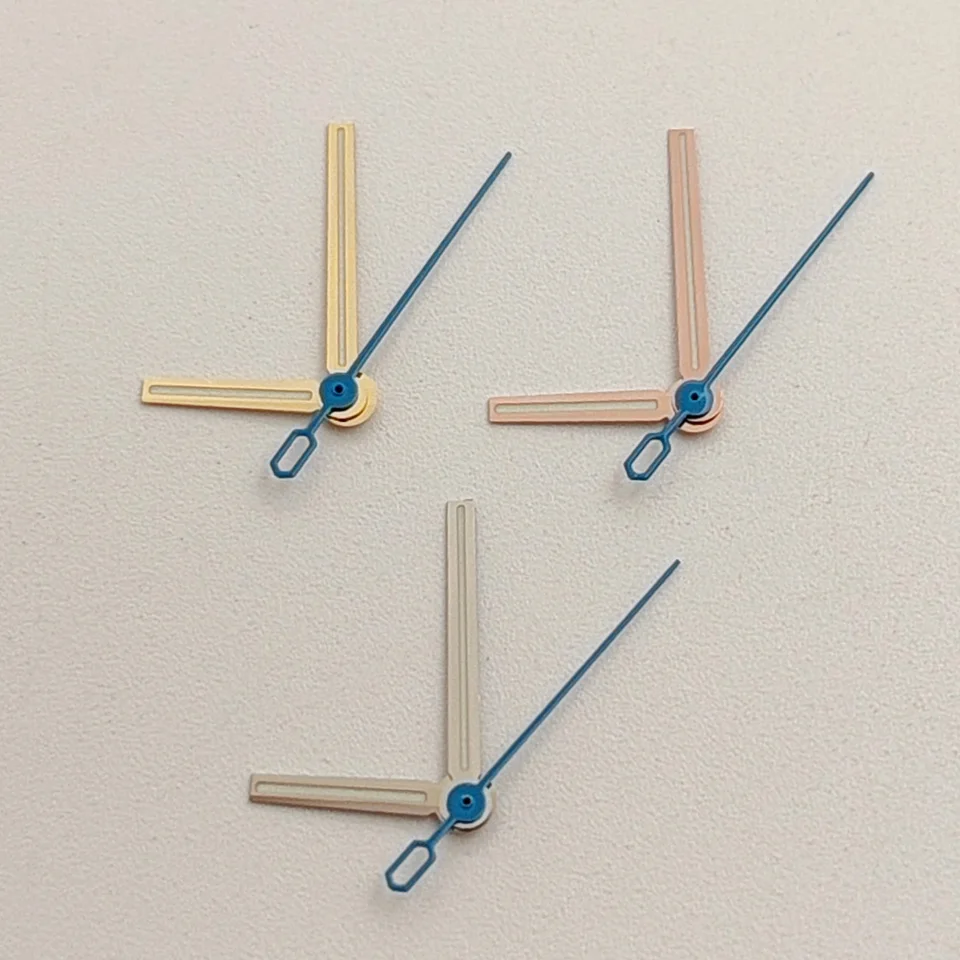 New Modified Watch Hands Three Hands+Green Luminous for NH35/NH36/4R/7S Movement