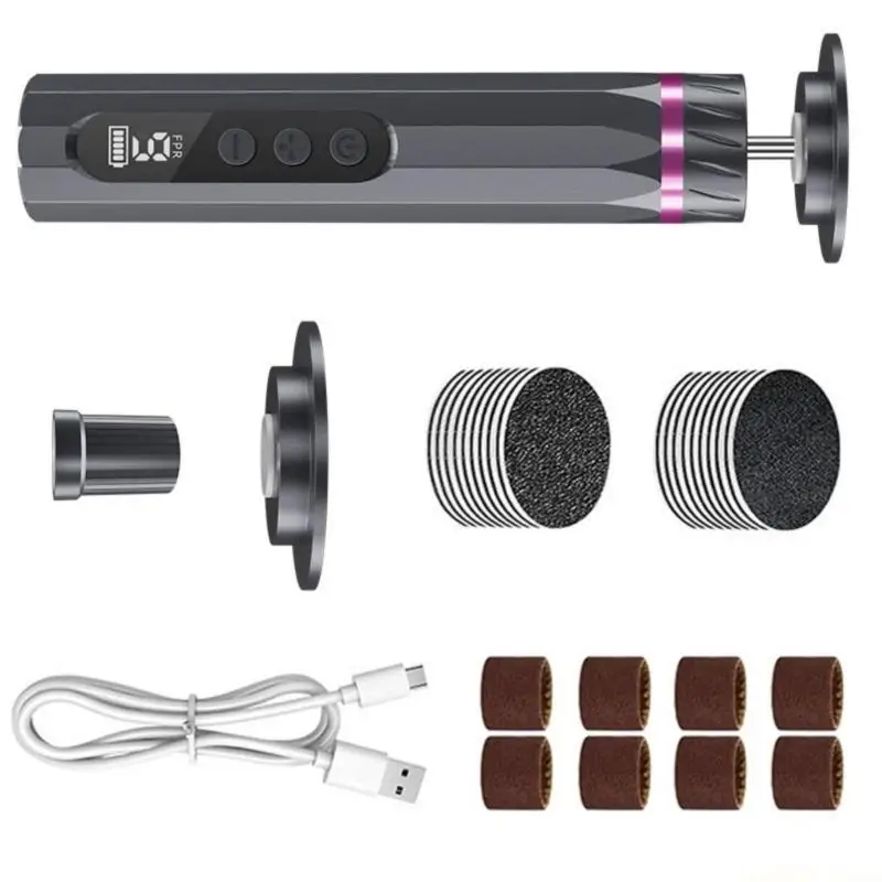D0AB Modern Rechargeable Foot Sander Providing Coarse And Fine Grinding Modes