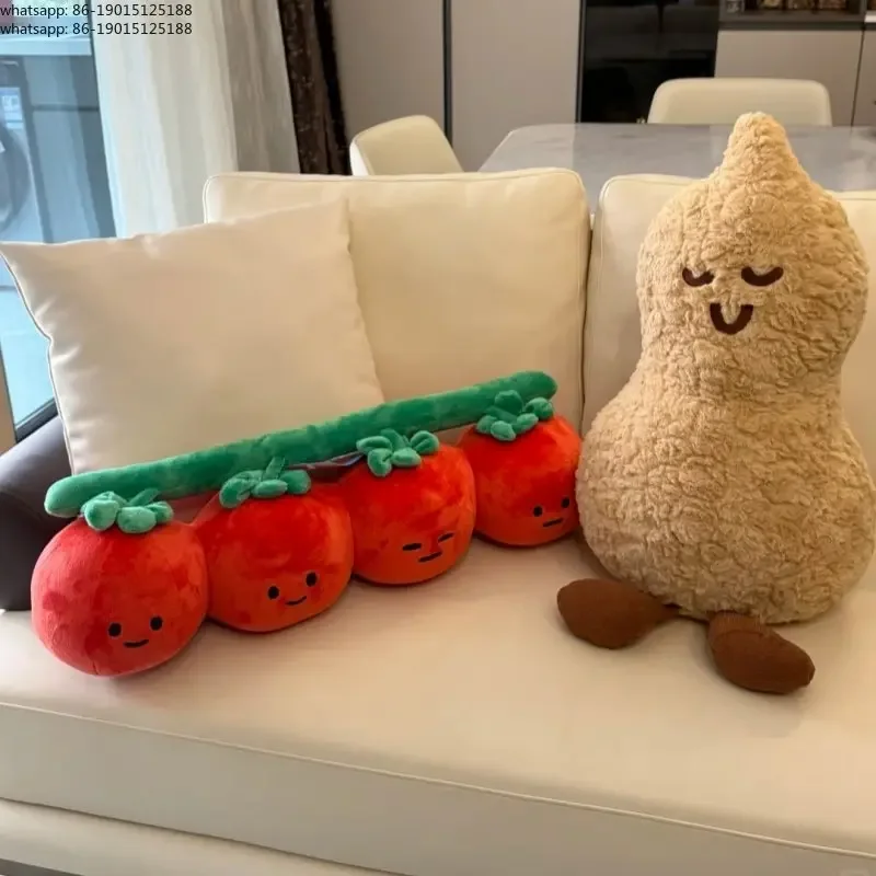 pillow-long-strip-multifunctional-cute-neck-soft-neck-protection-sofa-tomato-home-ornament