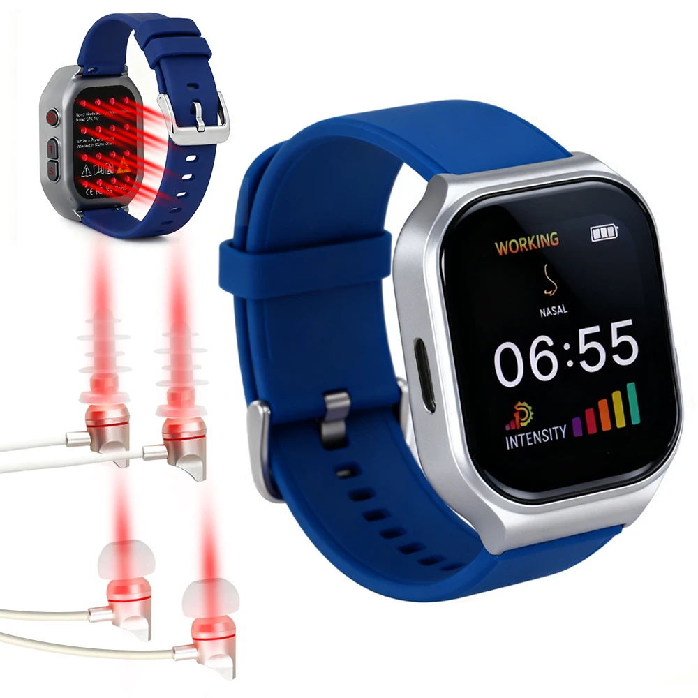 

16 Holes 650nm Laser Therapy for Diabetes Semiconductor Laser Treatment High Blood Pressure Congested Nose Rhinitis Tinnitus