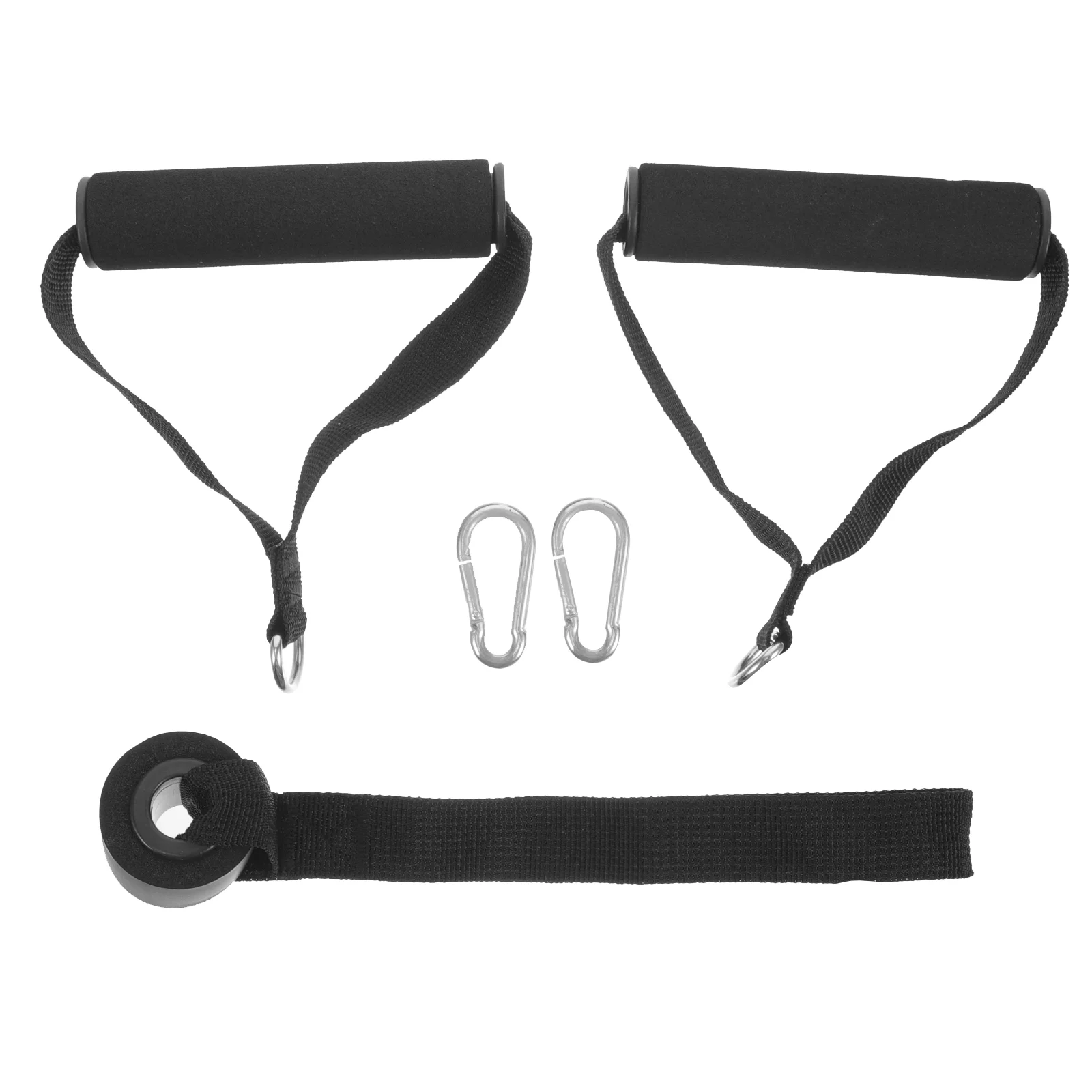 

Training Resistance Band Handles Cable Machine Attachment Tension Rope Set Tricep Pull down Fitness Supply