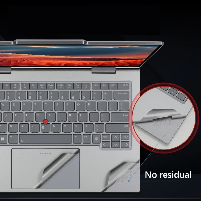 Pre-cut 1xTop+1xPalmrest+1xBottom Skin Sticker Cover Film For Thinkpad X1 2-in-1 Gen10 Aura Edition 14
