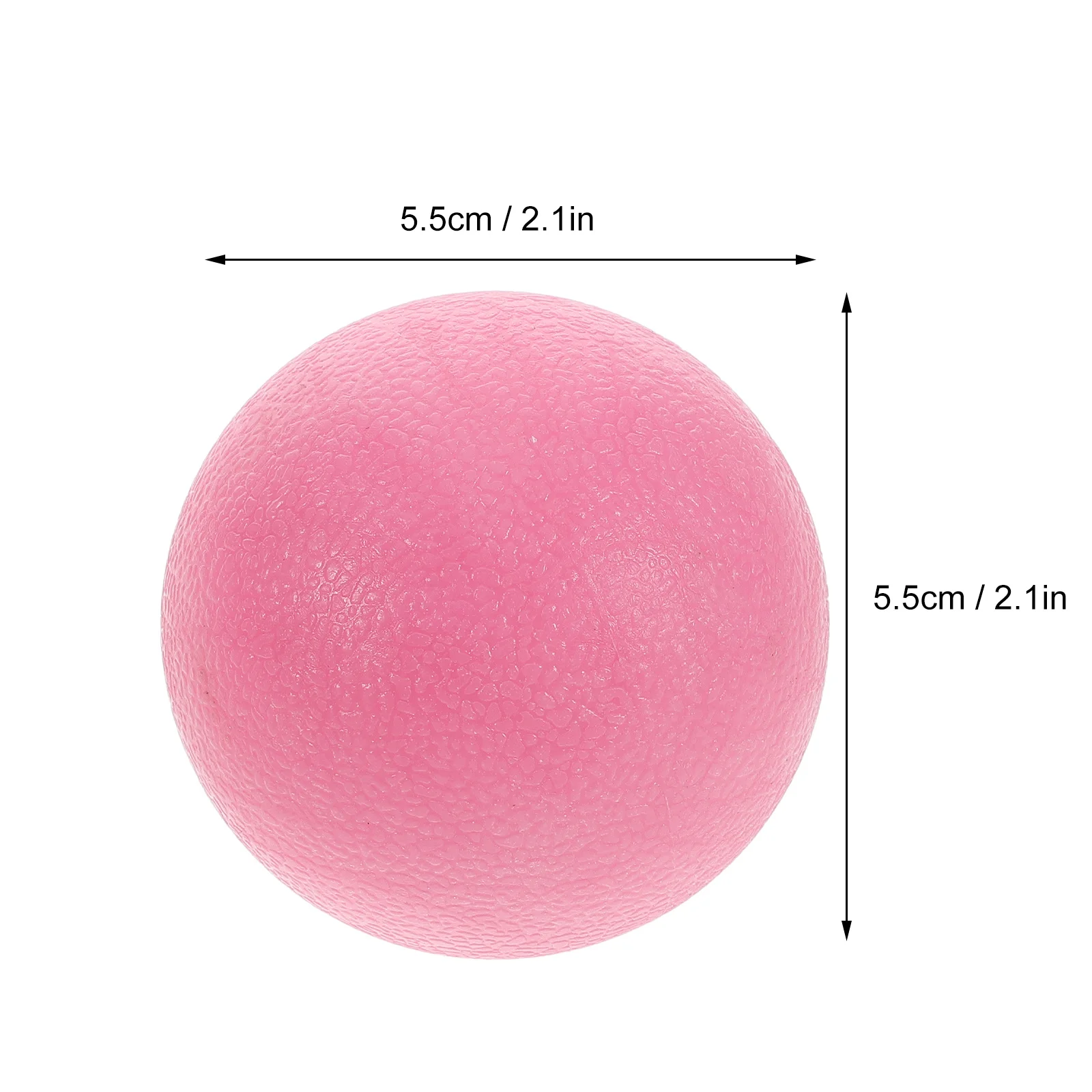 2-teiliger Massageball Tpe Muskeltherapieball für tiefes Gewebe, myofasziale Entspannung, Triggerpunkt, Schmerzlinderung, Fitness-Erholungswerkzeug