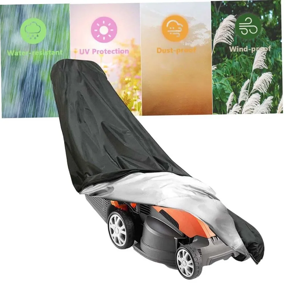 

Garden Furniture Set All-In-One Waterproof Dustproof Snowproof UV Resistant Outdoor Push Lawnmower Cover