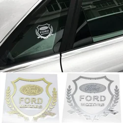 Car Badge Sticker for Ford Logo Fusion Focus Transit Fiesta Maverick Smax F150 Mustang Ranger Kuga Body Window Emblem Decoration