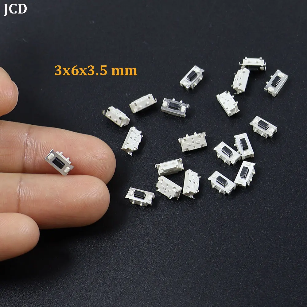

50/100pcs/Lot Micro Tact Switch Touch 3*6*3.5mm SMD For MP3 MP4 Tablet PC Button Bluetooth Headset Remote Control