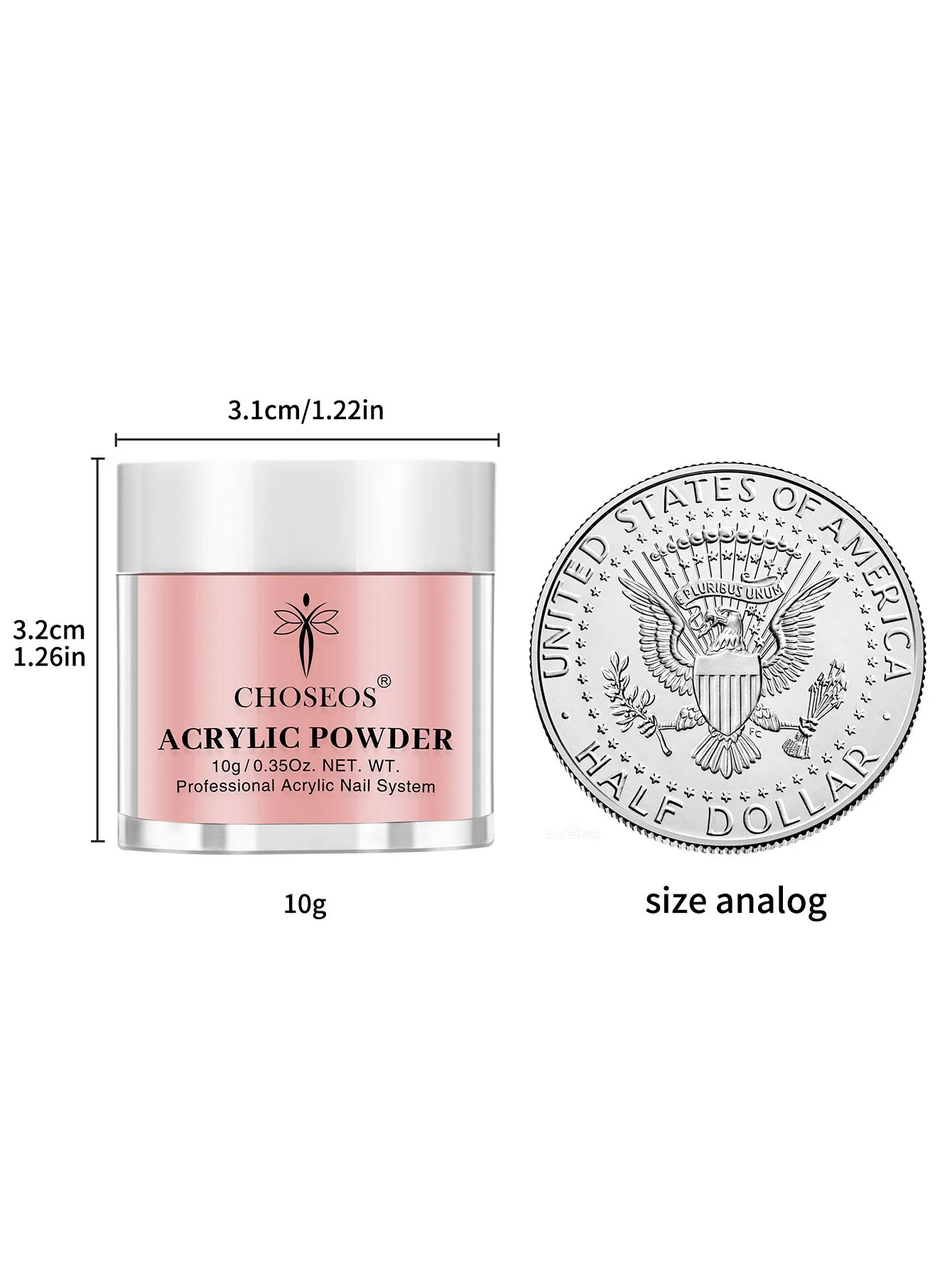 36色アクリルネイルパウダー（10g/0.35オンス入り）プロ用ポリマーネイルキットフレンチDIYネイルエクステンションキット3DアクリルネイルアートK