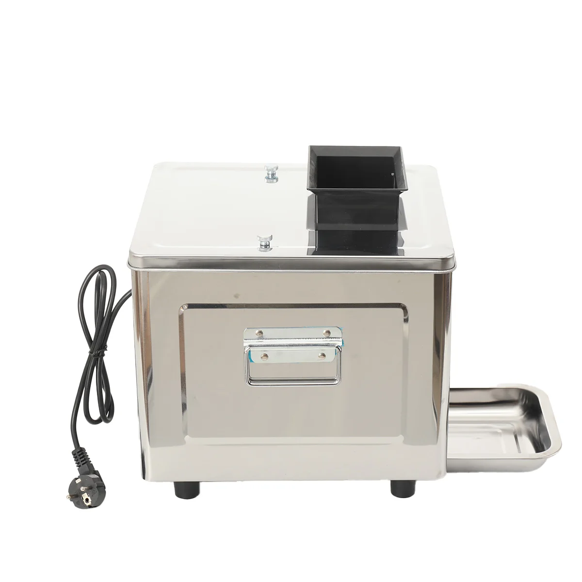 Desktop Edelstahl Doppel-port Elektrische Fleisch Slicer Automatische Fleischwolf Kommerziellen Haushalt Fleisch Cutter – Detail 21