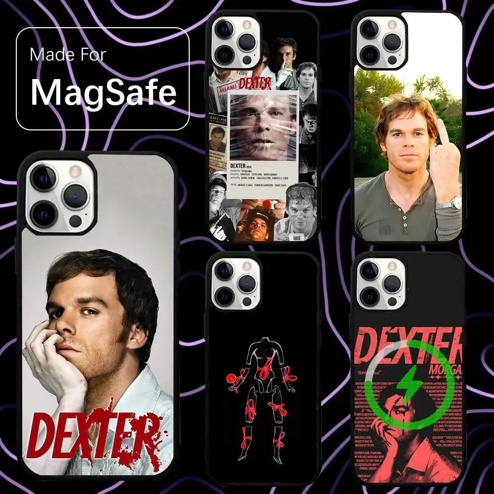 

D-Dexter Morgan Phone Case For iPhone 17,16,15,14,13,12,11,Pro,Max,Plus,Mini,SE,Air Magsafe Magnetic Wireless Charging