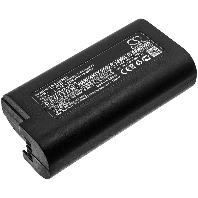 CS Thermal Camera Battery for Flir E33 E40 E40bx E50 E50bx E60 E60bx E63 Fits T198487 T199363 T199363ACC Li-ion 3.70V 5200mAh