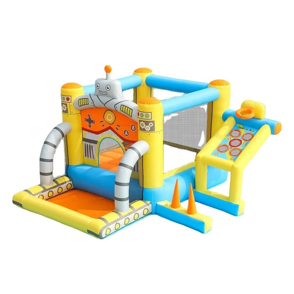 Small children's indoor/outdoor inflatable trampoline jumping castle water slide