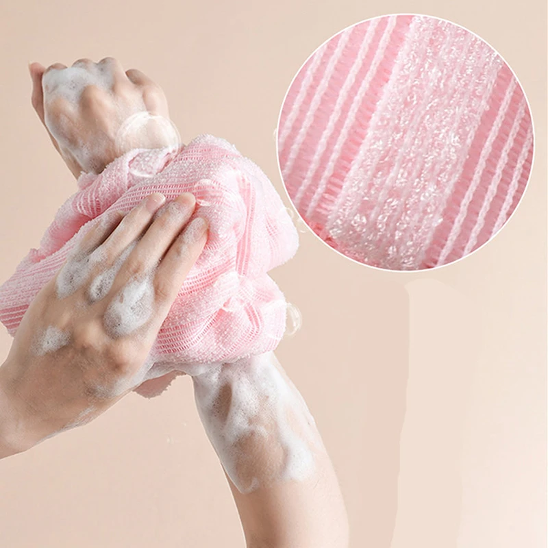 

Japanese Rubbing Washcloth Bath Nylon Towel Brush For Back Towels Exfoliating Scrub Shower Sponge Body Bathroom Accessories