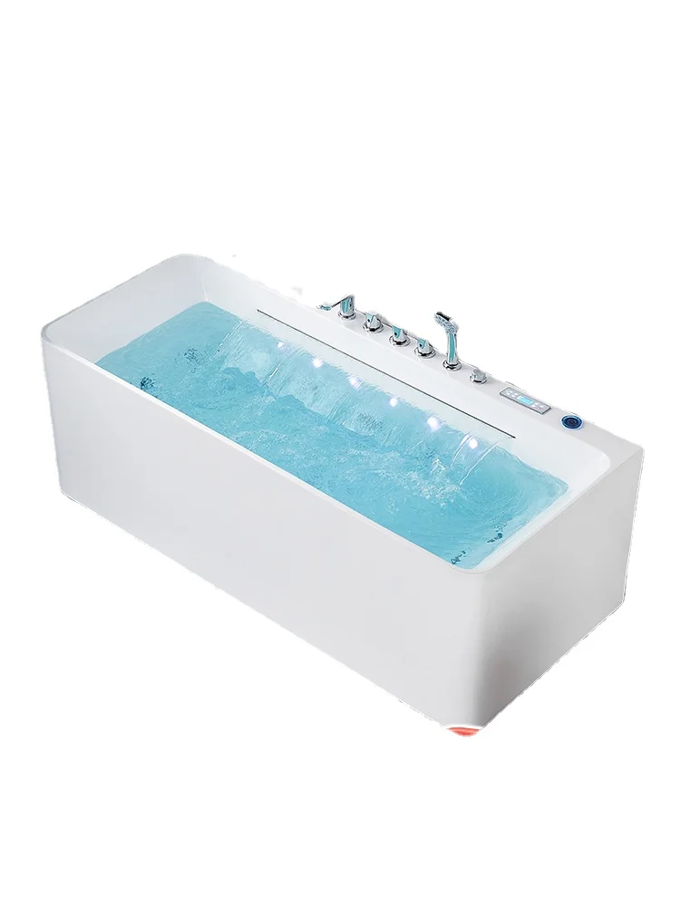 Insulated Bath Bathtub Small Apartment Household Bathroom Adult Acrylic Internet Celebrity Bathtub