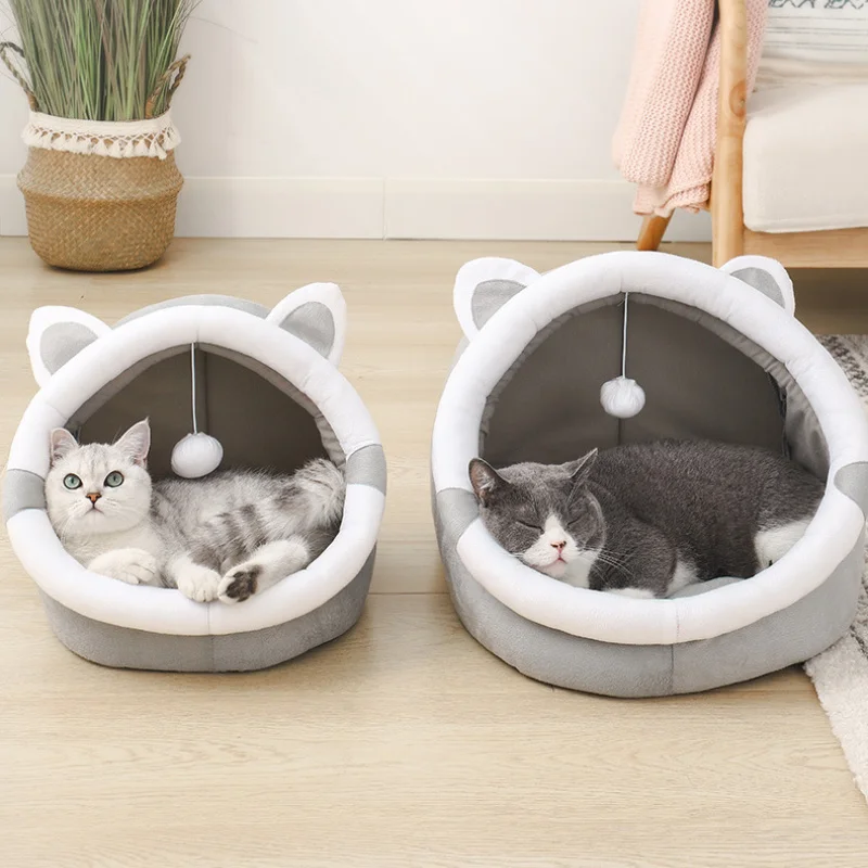 Cat Cottage Cat Pet Litter Semi-enclosed Kennel Cat House Pet Supplies Small and Medium-sized Dogs Are Universal in All Seasons