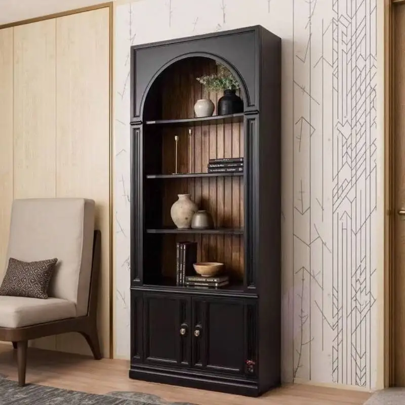 

Black Display Living Room Cabinets Simple Classic Tall Wooden Living Room Cabinets Storage Modern Armoire De Rangement Furniture