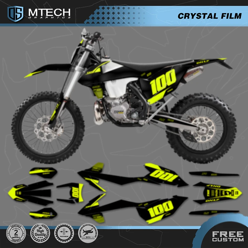 DSMTECH Graphics Decals Stickers Kit For KTM 125 250 350 450 500 SX SXF XC XCF 2016 2017 2018 EXC EXCF XCW 2017 2018 2019 009