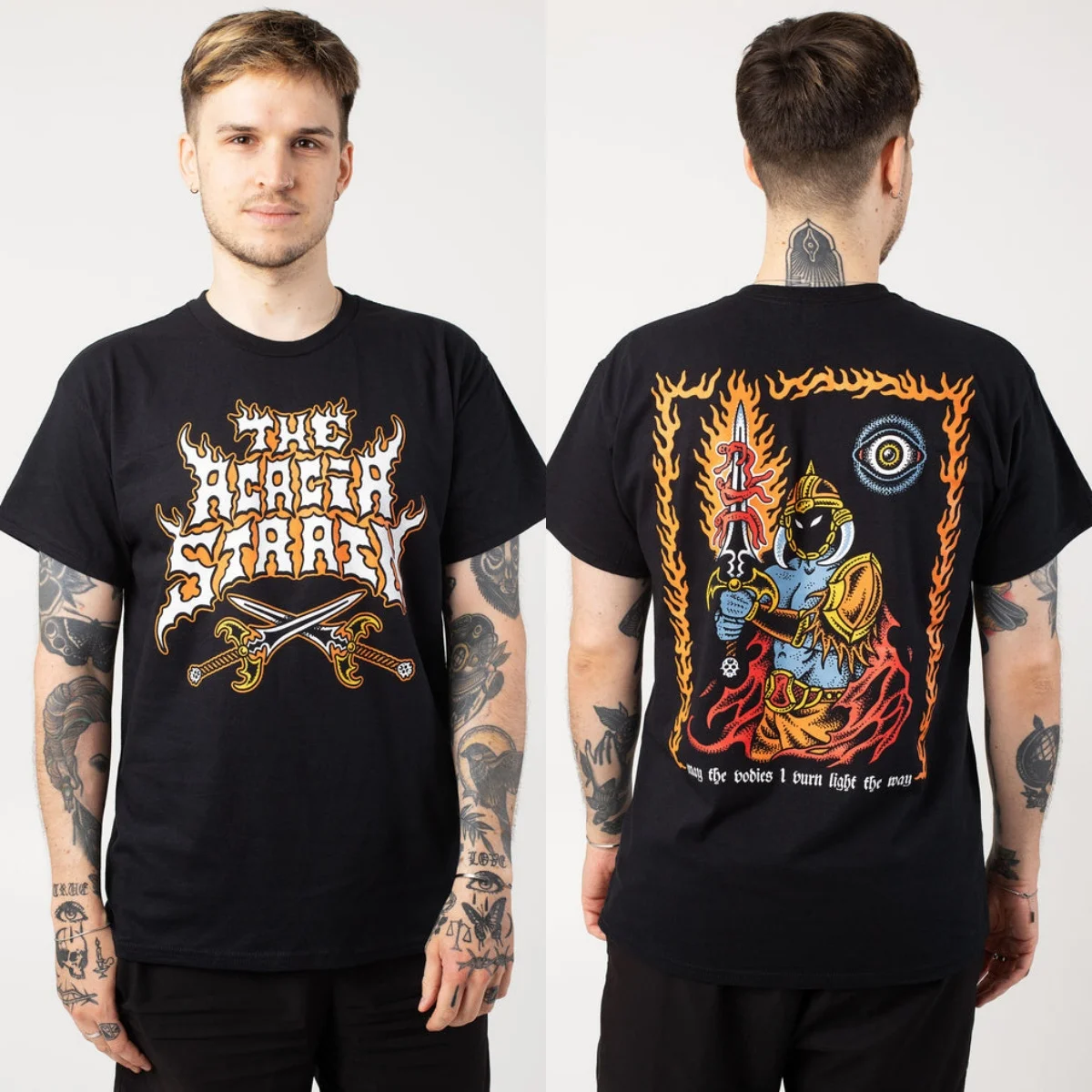 The Acacia Strain Graphic Cotton T-shirt Unisex Summer Short Sleeve Fashion Brand Tee Luxury Casual Vintage Tees