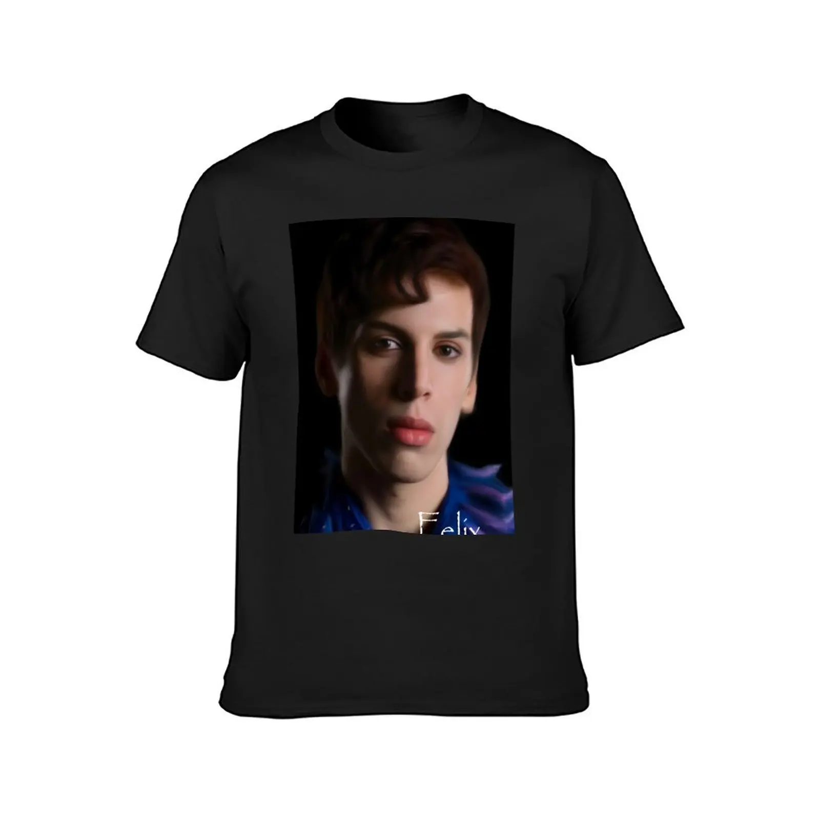 Felix Orphan Black Fan Art Painting T-Shirt customizeds oversized customs mens clothes