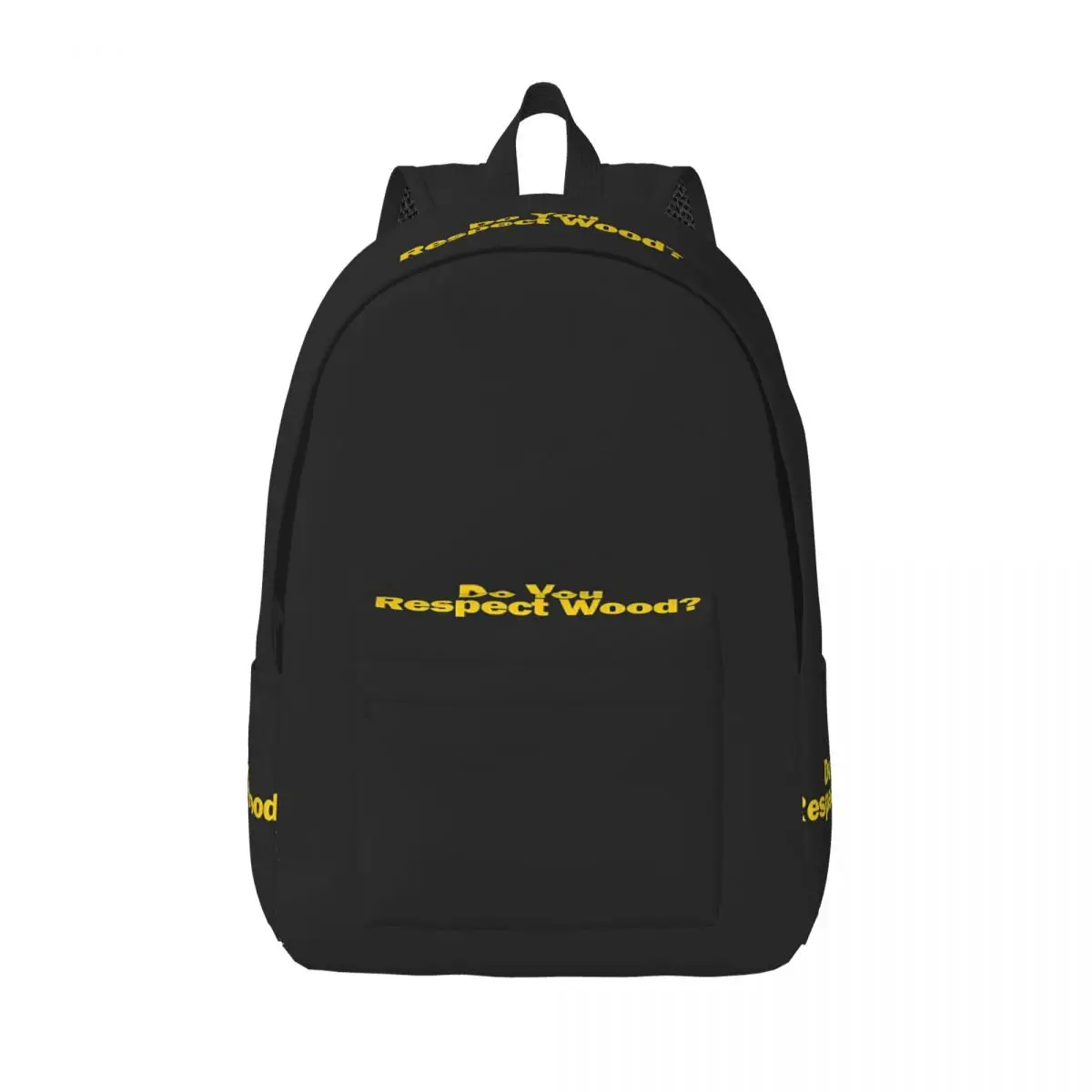 

Do You Respect Wood Student Backpack School Bag Hiking Travel Daypack for Men Women Bookbag Shoulder Bags