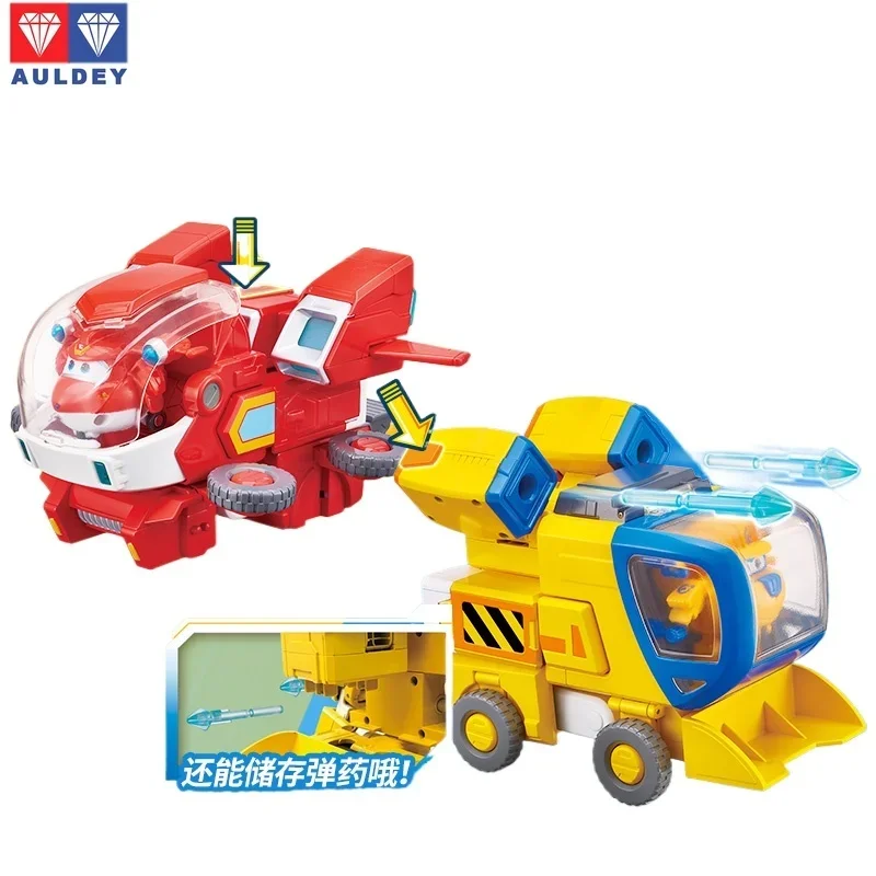 متوفر في المخزون أولدي حقيقي سوبر فلاينج هيرو LeDuoduo مركبة سوبر روبوت معدات الهاتف المحمول نموذج جمع هدايا العيد #2