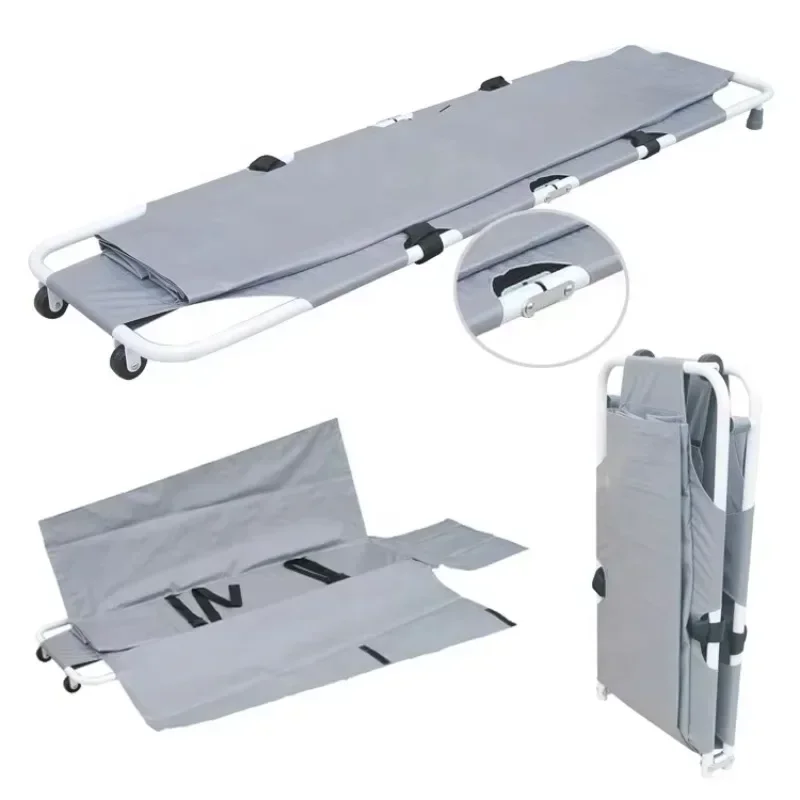 First Aid Hospital Equipment Folding Ambulance Stretcher