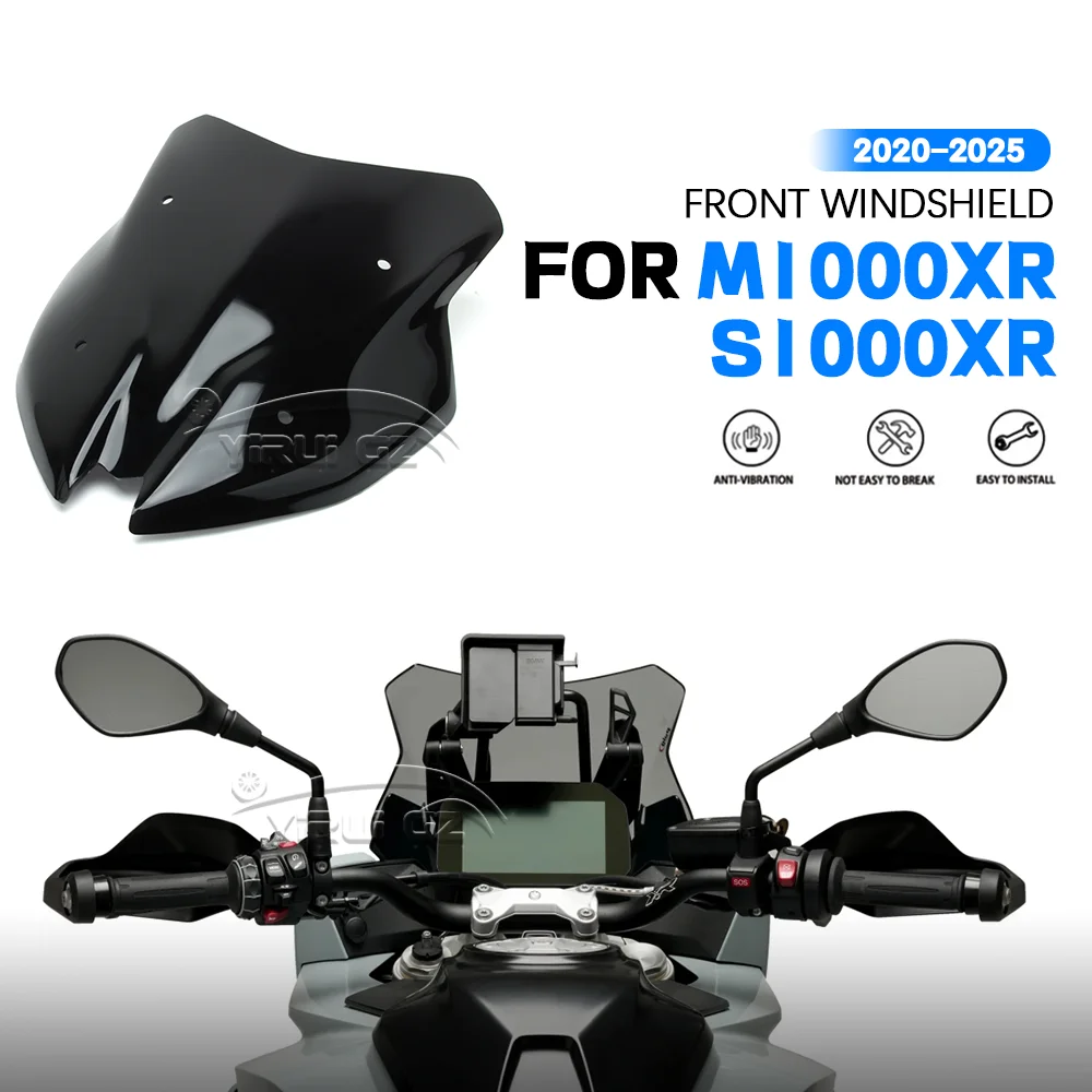Windscreen Wind Deflectors For BMW S1000XR M1000XR S1000XR M1000 XR NEW Thicken Large Windshield s1000 xr m1000xr 2020-2024 2025