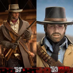 LIMTOYS LIM011 1/6 Scale Red Dead Redemption The Cowboy John Marston 12 inch Action Figure with Double Heads Model Toys