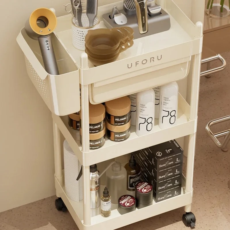 Hospital Trolley Makeup Auxiliary Aesthetics Furniture Barber Welding Rolling Tray Cart Aluminum Units Cabinet Carrello Medico