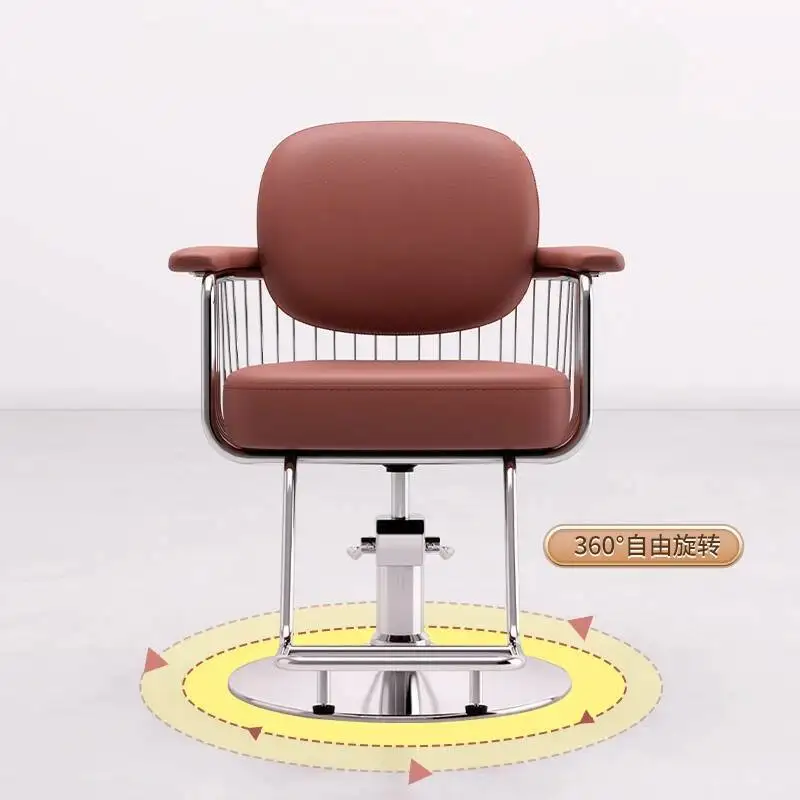 الحلاق باديكير مسمار لاش كرسي فاخر المتداول متجر مكتب كرسي شامبو دوار سبا التجميل Sedie معدات صالون الأثاث AA