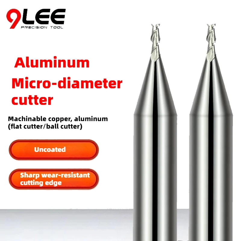 

1PC Tungsten Steel Alloy Small Diameter Aluminum Milling Cutter CNC Machine Milling Tools 0.3 0.5 0.8