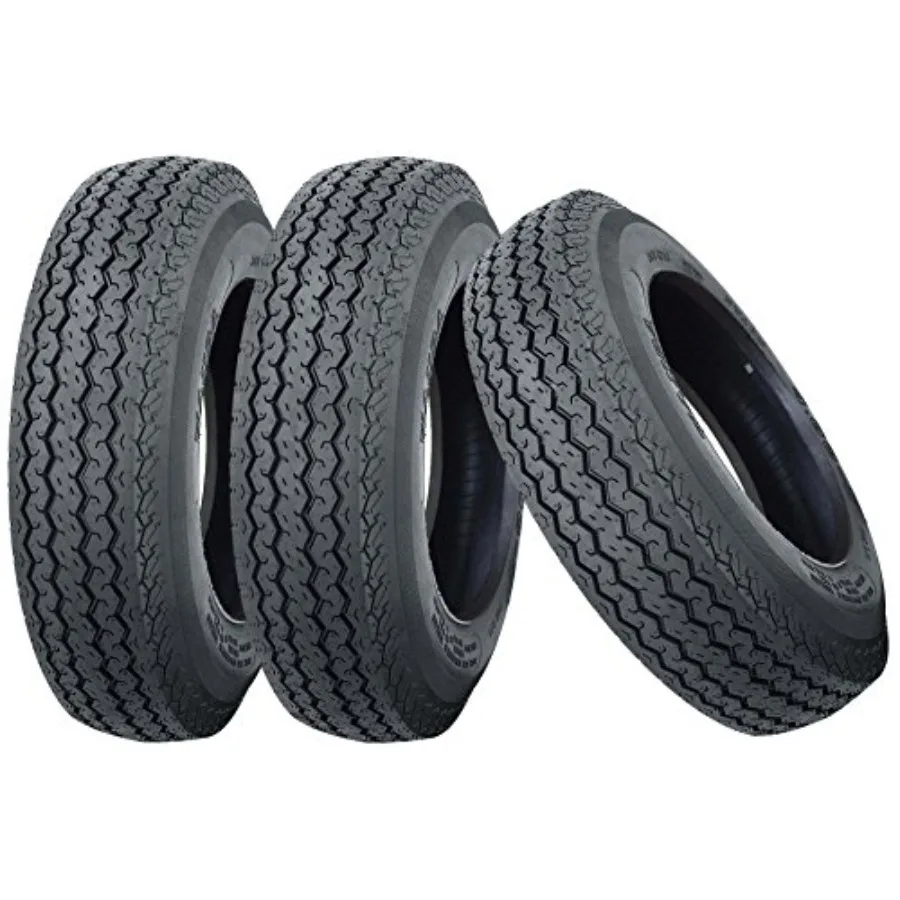 Set of 3 4.8-12 4.8x12 4.80x12 480-12 Highway Boat Motorcycle Trailer Tires 6PR Load Range C 11031