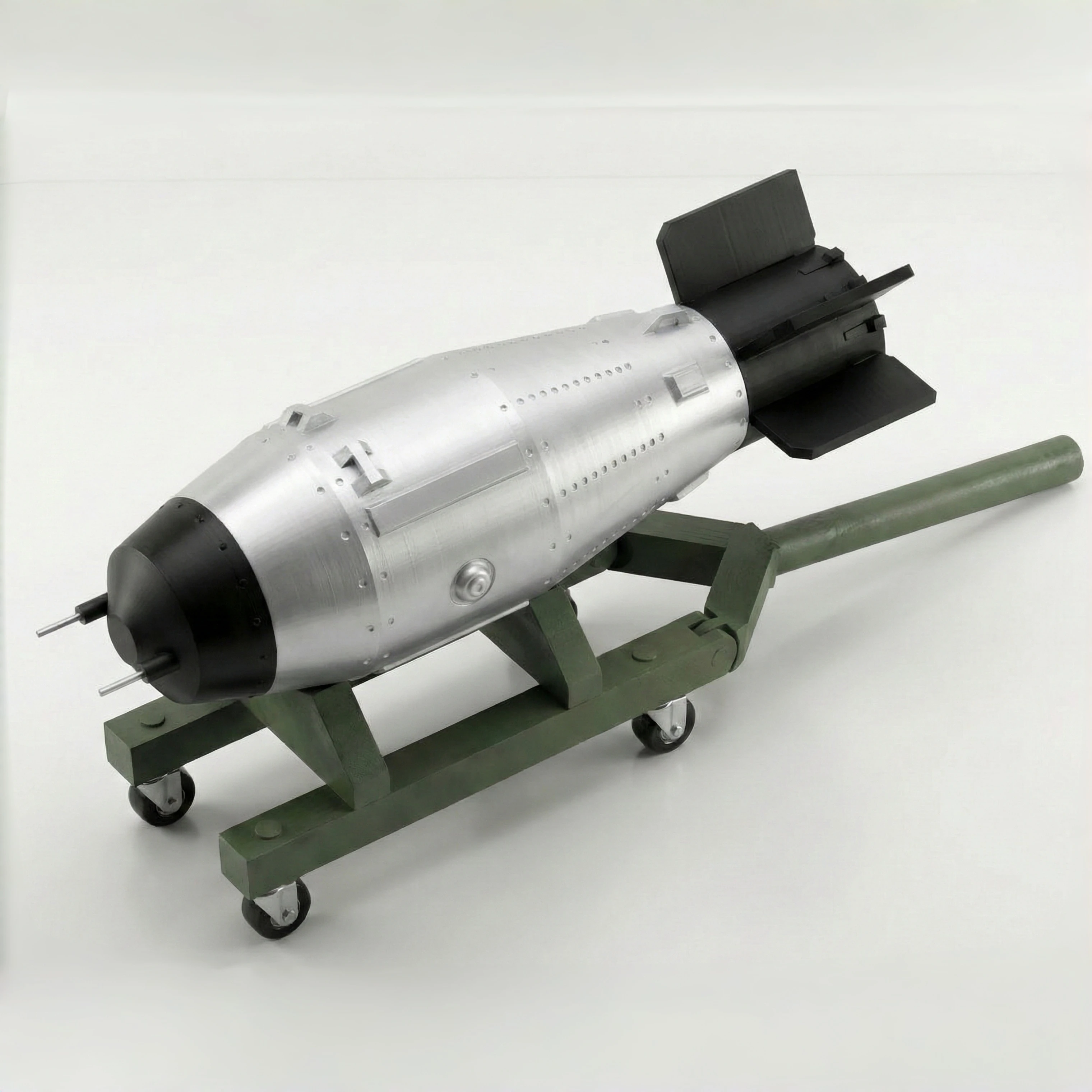 Military Nuclear Bomb Model Display Piece Hydrogen Bomb Propeller Aircraft Carrier Model Collectible Plastic Toy for Kids