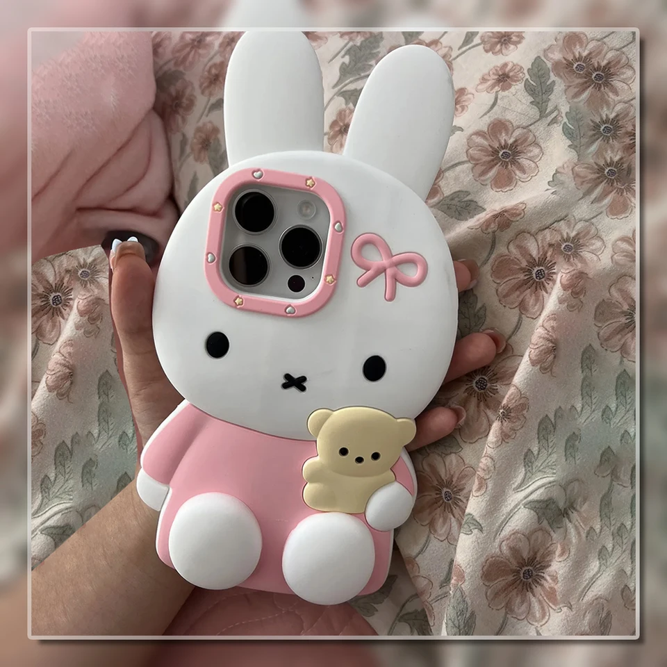 New Miffy Phone Shell Suitable for Iphone 17 Pro Max 16 15 14 Pink