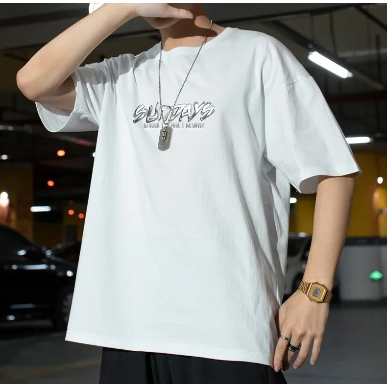Men T Shirt Gothic Thriller Skull Print Comfortable Cotton Men Tshirt Summer Cool Breathable Casual O-neck Short Sleeve Clothes image 5
