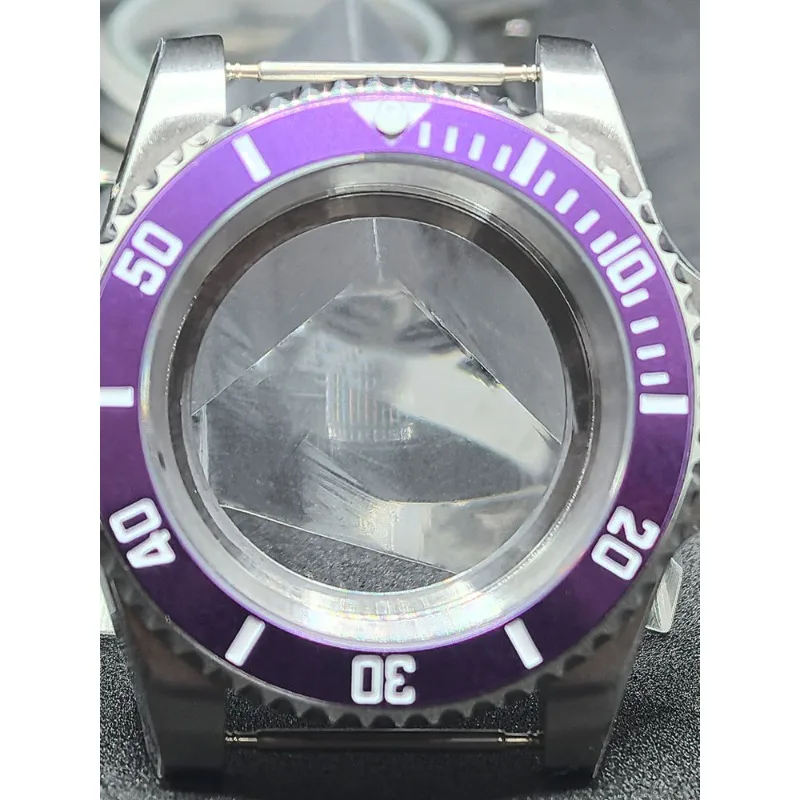 الحالة الميكانيكية ذات الحلقة الفرعية الغاطسة من خلال الجزء السفلي 40 مم مناسبة لملحقات تعديل الحركة NH35/NH36