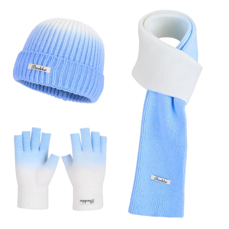 ensemble-cadeau-3-pieces-bonnet-gants-et-echarpe-bonnet-tricote-a-revers-cotele-pour-femme-hiver-montagne-chaud-confortable-style-classique-pour-un-usage-quotidien-rose-et-bleu