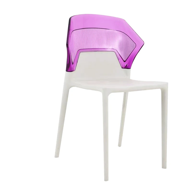 Retro Acrylic Dining Chairs Kitchen Bedroom Comfortable Designer Dining Chairs Beach Bar Chaises De Salon Kitchen Furniture Fg21