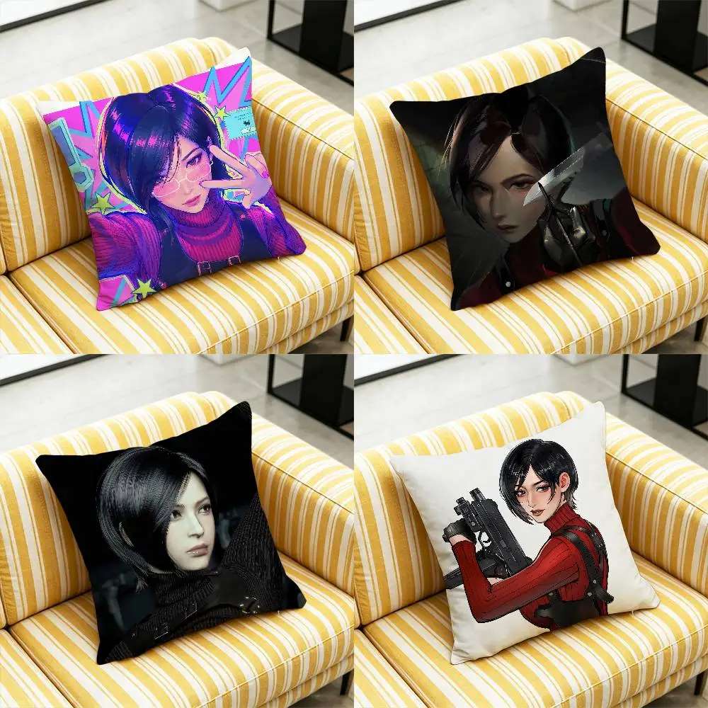 For Resident Evil Ada Wong Leon S Jill Valentine Throw Pillow Case 40cm 45cm 30cm Sofa Custom Square Pillowcase Cushion Cover