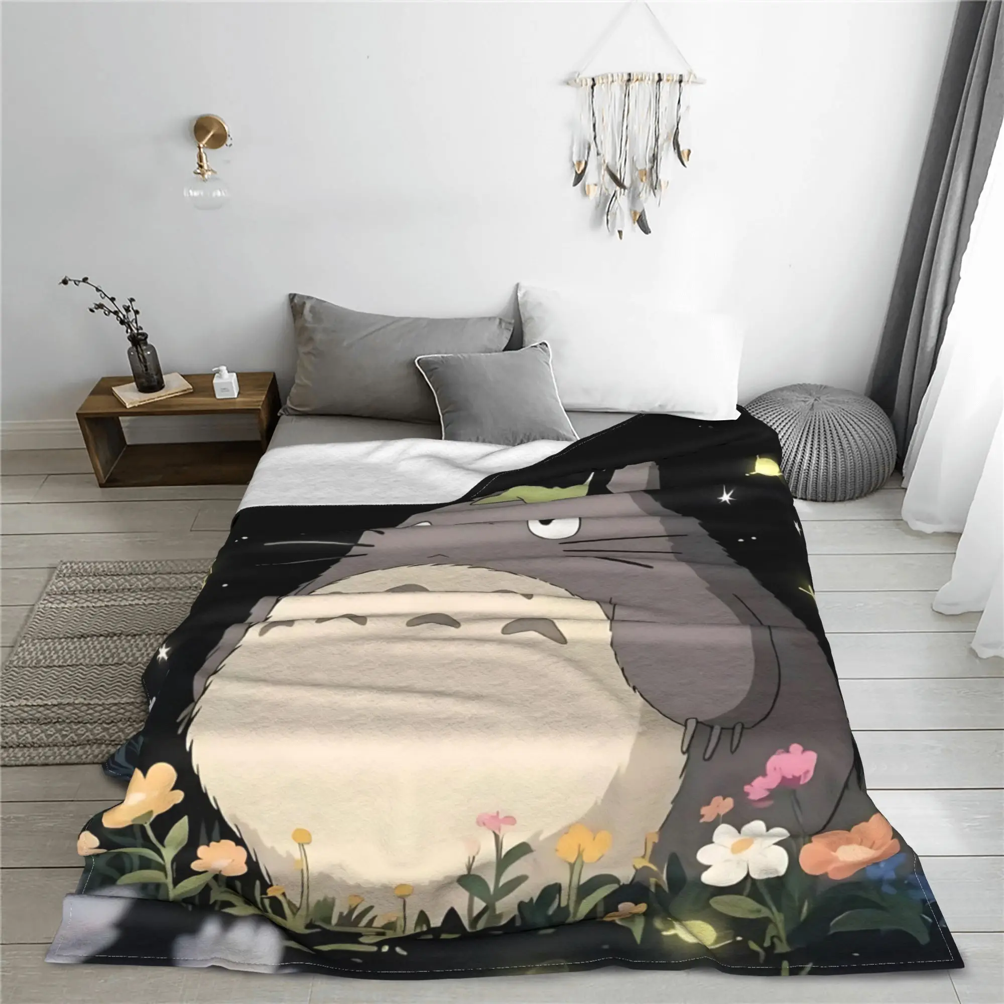 1PC home Cutecore My Neighbor Totoros  Blanket Super Cosy Plush Home Living Room Sofa halloween