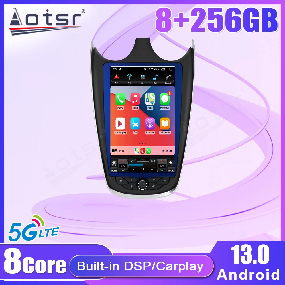 

9.9 Inch Screen Car Radio GPS Navigation Multimedia System For McLaren 540C 570 GT 2015-2021 Carplay Stereo Head Unit UpgradeKit