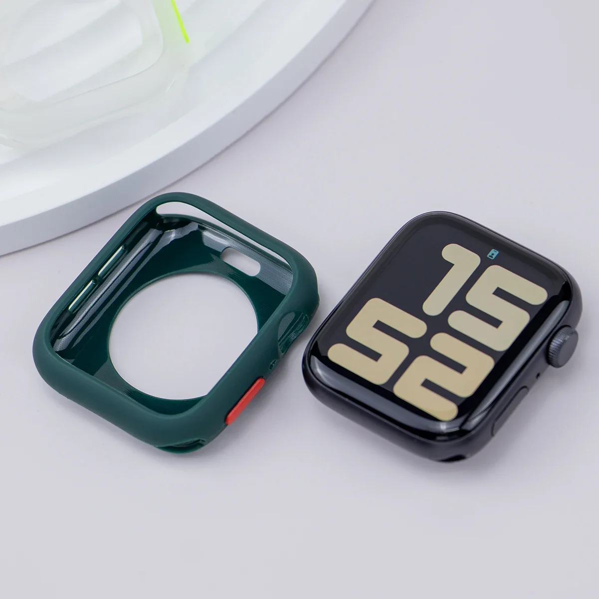 Candy Soft Silicone Case For Apple Watch Cover Ultra 9 8 7 6 Se 45mm 42mm 44mm 40mm 41mm 38mm rubber Protection watch for women