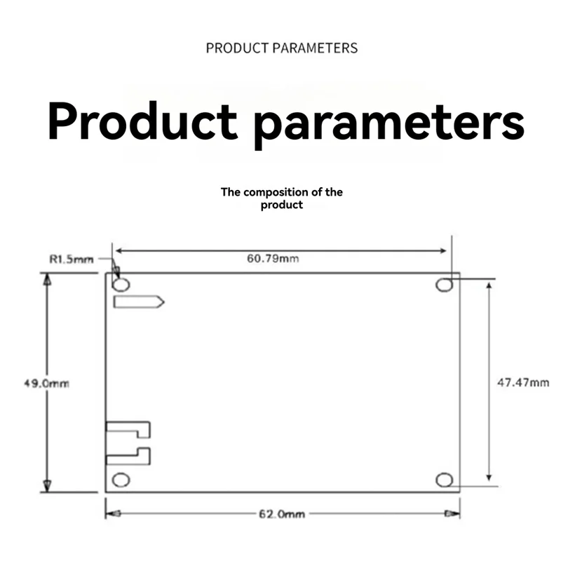 A73E-Module de capteur Module collecteur CJ-702-U CO2/PM2.5/CH2O/TVOC multi-en-un impérature et humidité