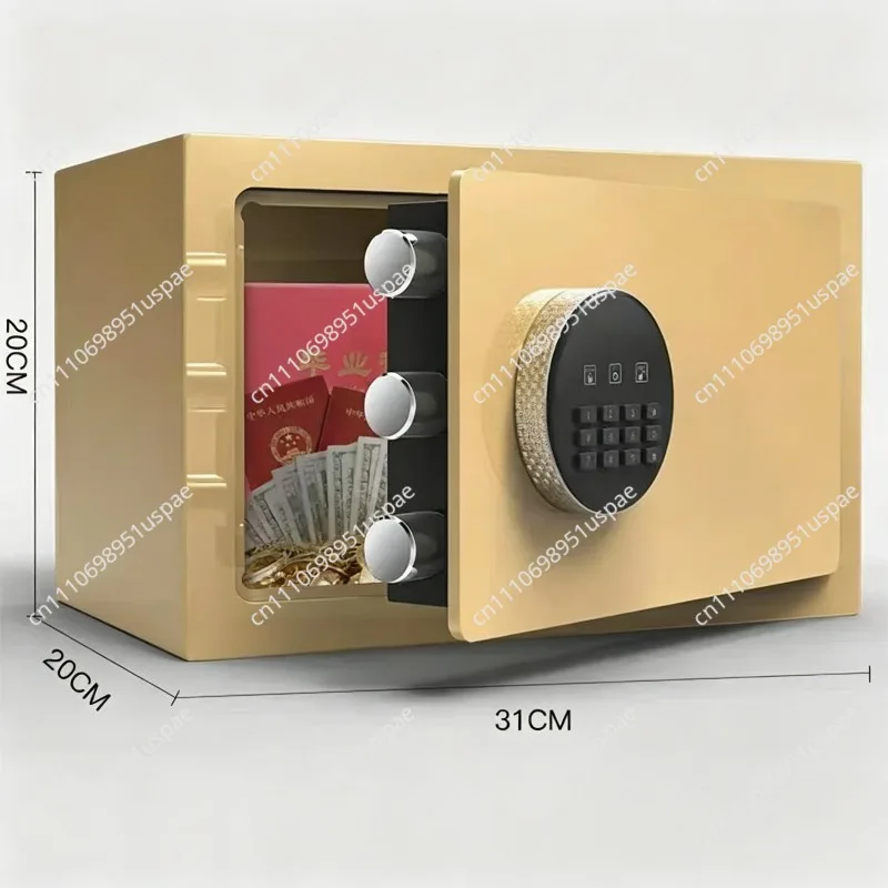 Small Safe Deposit Box 20CM Height Small combination office safe box Use for Home Office