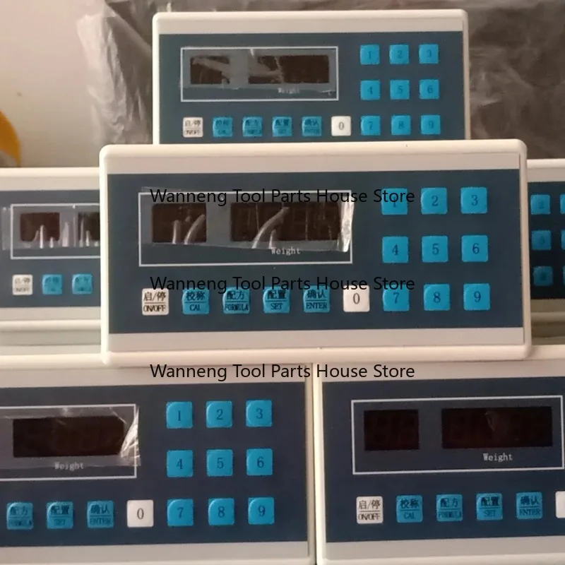 Electronic weighing instrument display controller prints communication mixing station quantitative meter head