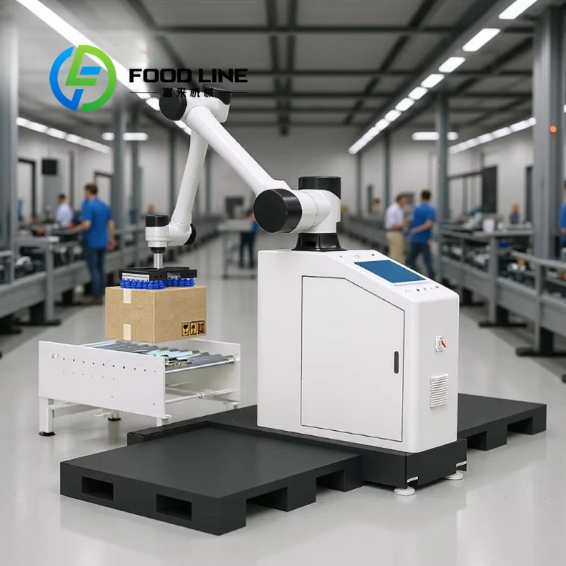 Customized 6 Axis Collaborative Robot Arm for Pallet Moving Box Palletizing Tasks