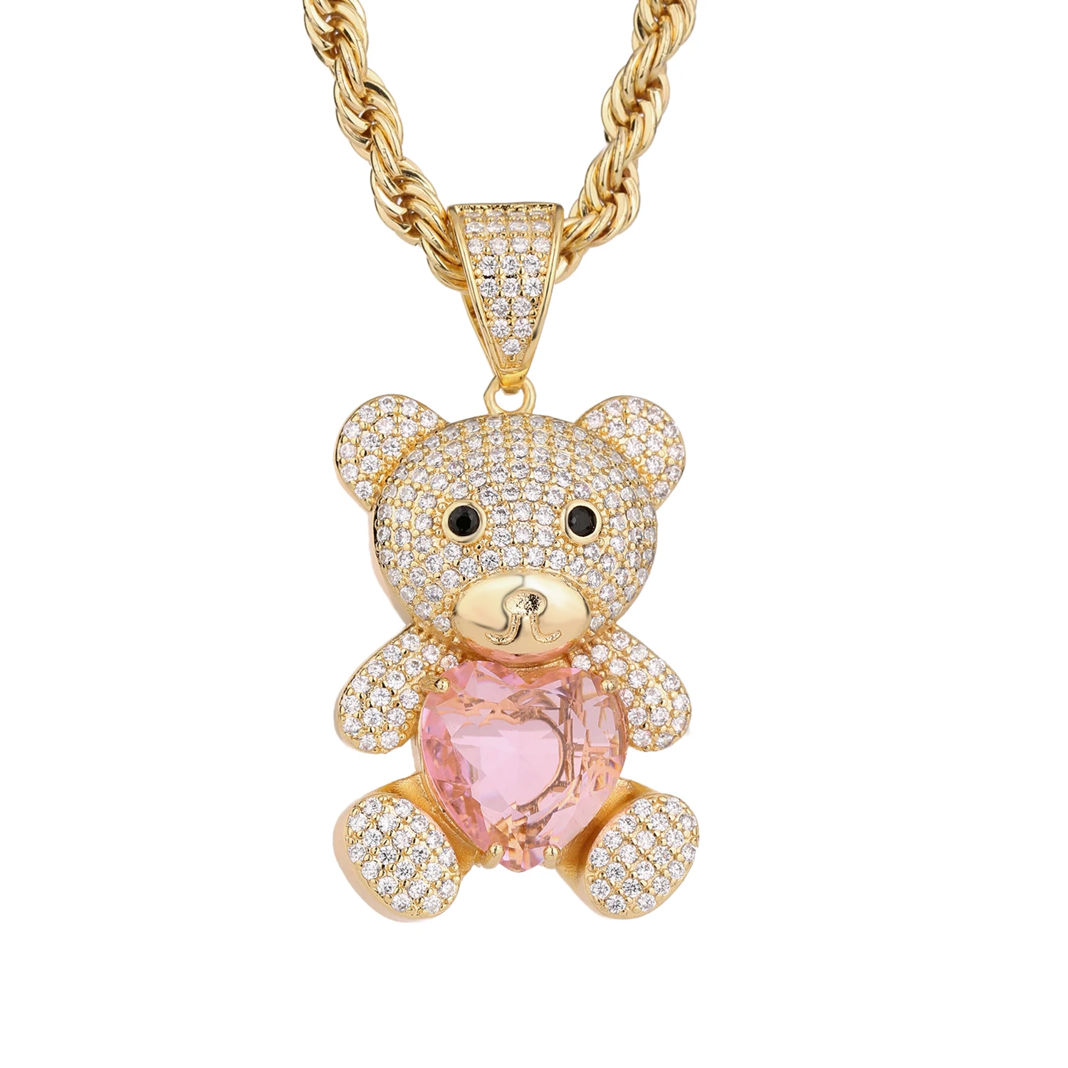 

DIY colorful teddy bear pendant /21.2g/schoolbag pendant key ring decoration necklace pendant girl gift
