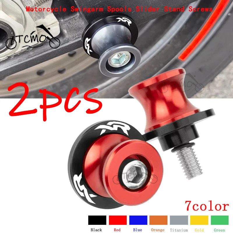 

For HONDA XR 125 150 190 XR 125L 150L 190L XR125 XR150 XR190R Motorcycle CNC Aluminum Swingarm Spools Sliders Stand Screws