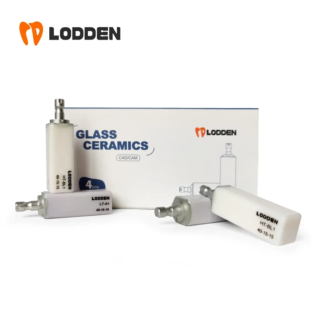 LODDEN Lithium Disilicate B40 Blocks Glass Ceramic Dental Lab HT LT For CAD CAM Sirona Cerec Veneer Dentist Materials  5PCS/Bo