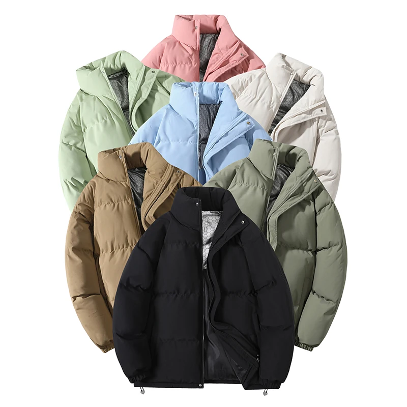 New Outdoor Fashion Trend Versatile Padded Jacket Fashionable Solid Color High-quality Breathable Neutral Thick Cotton Clothing